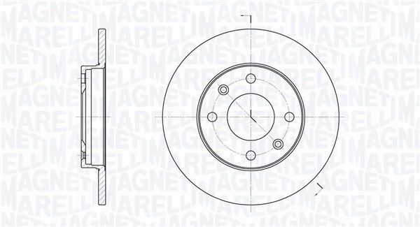 MAGNETI MARELLI Jarrulevy 361302040189